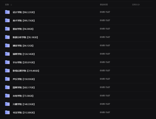 大鹏教育全站绝版教程合集（500余门9000课时）共4.16TB-青春分享栈