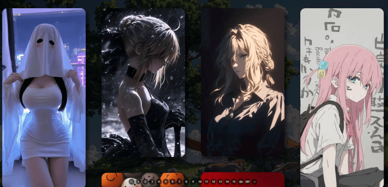 哲风 - 一个优秀的壁纸网站-青春分享栈