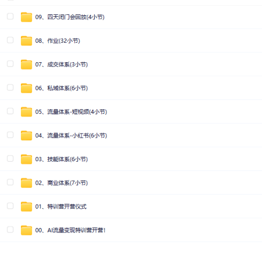 AI技能应用变现课程 （私域、小红书等）【度盘】-青春分享栈