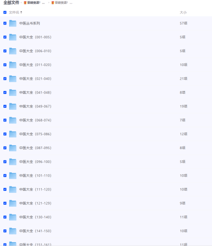 原价59880元 绝版中医课程资料大全【收藏版1.18TB，夸克】-青春分享栈