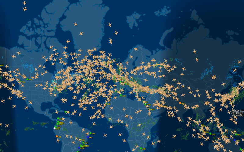 一个实时航班跟踪网站-青春分享栈