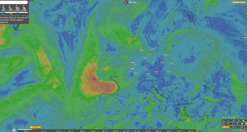 三个体验很棒的全球天气可视化地图-青春分享栈