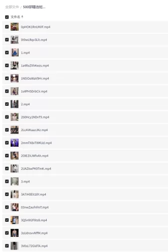 500部美女高清跳舞视频 【夸克】-青春分享栈