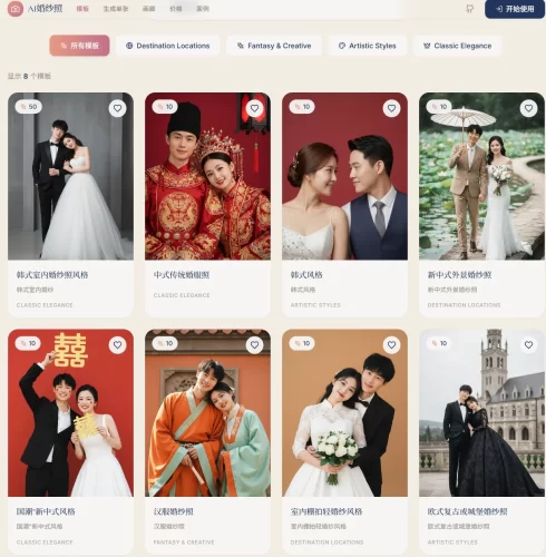 一个AI 婚礼照生成程序-青春分享栈