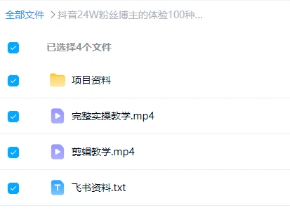 抖音24W粉丝博主的体验100种人生副本动画教学【度盘】-青春分享栈