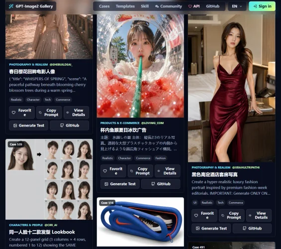 又发现一个不错的AI生图提示词站点-青春分享栈
