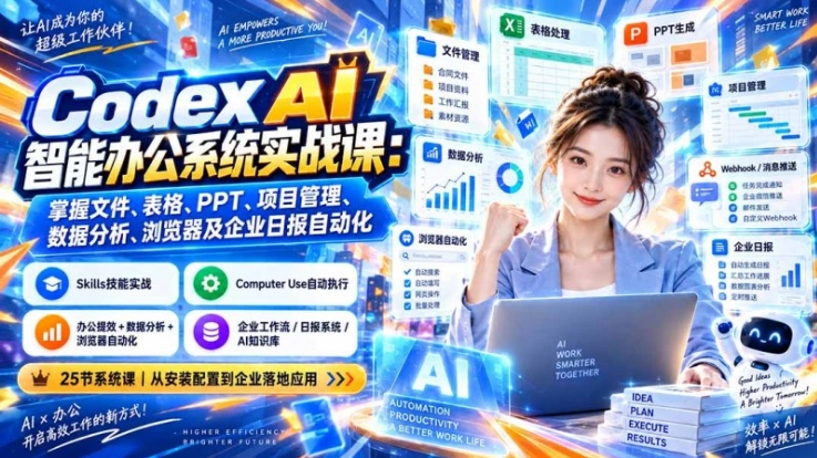 Codex商业落地系统实战课【夸盘】-青春分享栈